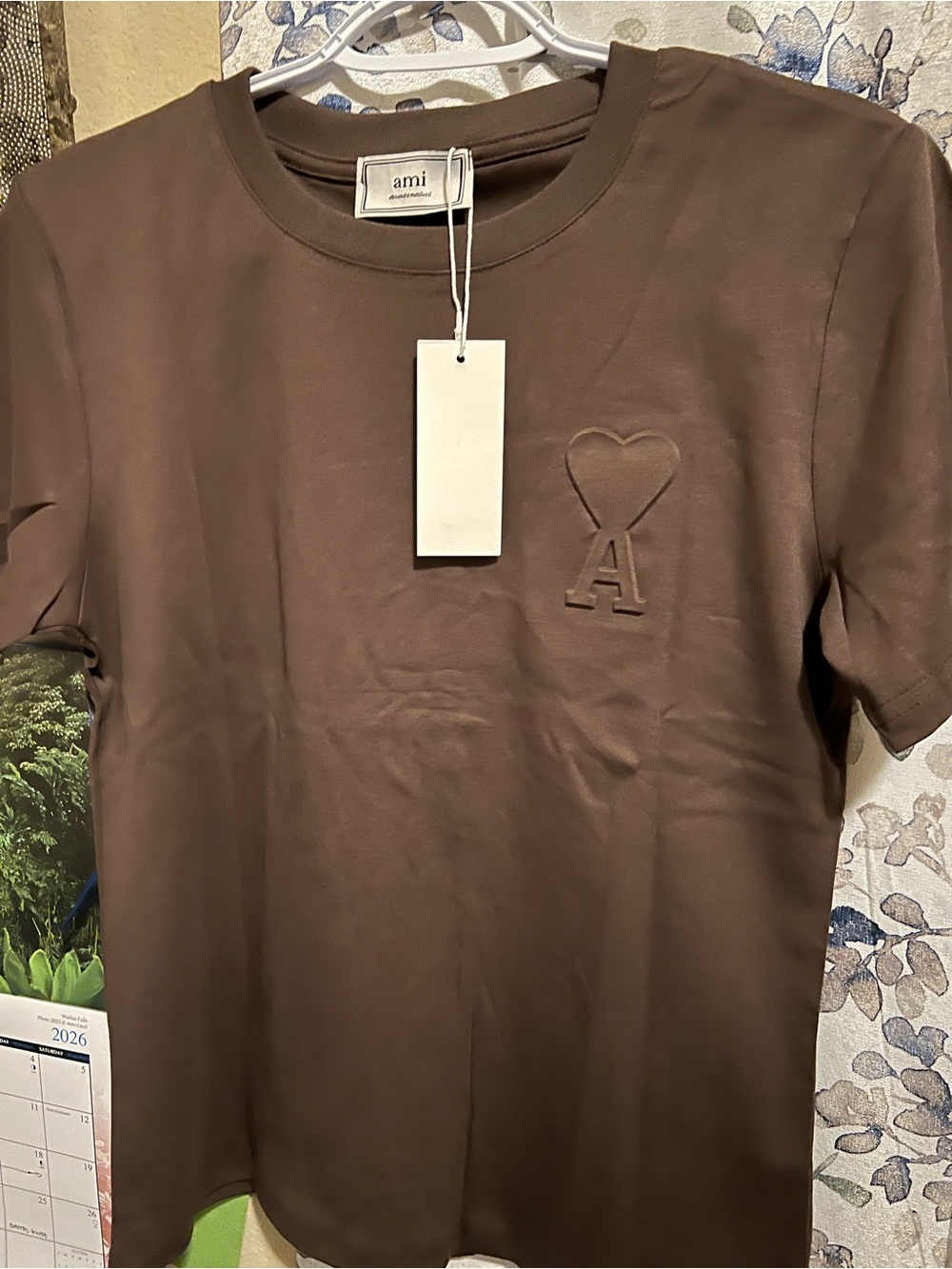 Brown Tonal Heart Logo T-Shirt — NWT 🤎